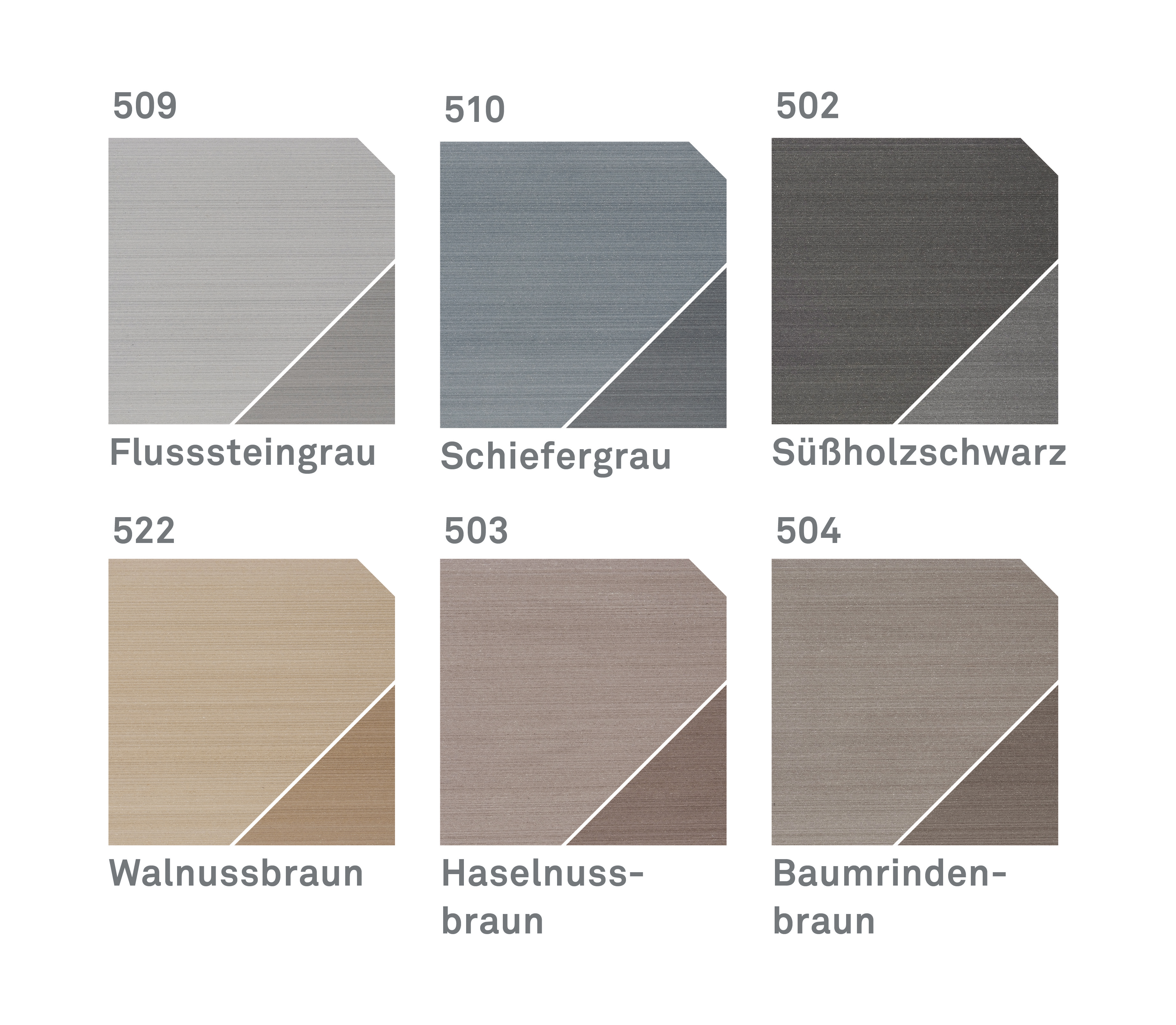 Запълващи елементи в шест различни цвята